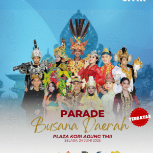 Tiket Parade Busana Daerah + Tiket Masuk TMII & Souvenir Eksklusif