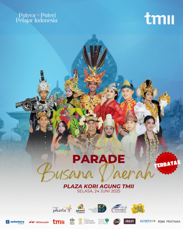 Traditional Costume Show Tiket Parade Busana Daerah + Tiket Masuk TMII & Souvenir Eksklusif